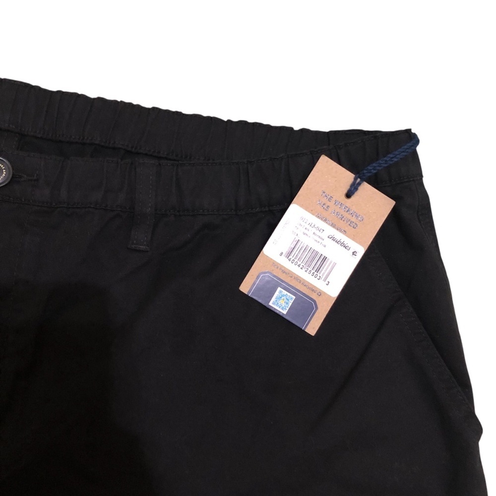 Chubbies Men’s Stretch Twill Chino Shorts 3XL Black 7 Inch Inseam Pockets NWT - Picture 4 of 15